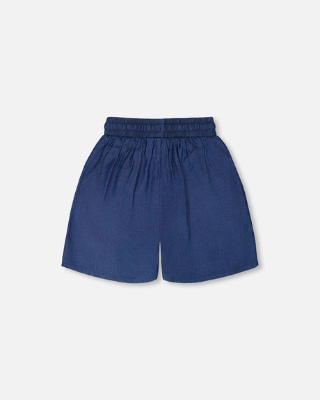 Blue Chambray Bermudas-2