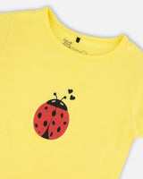 Organic Cotton Jersey T-Shirt Yellow-3