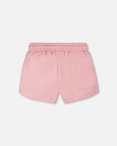 Organic Cotton Jersey Shorts Dusty Pink-2