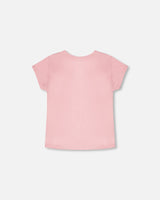 Organic Cotton Jersey T-Shirt Dusty Pink-1