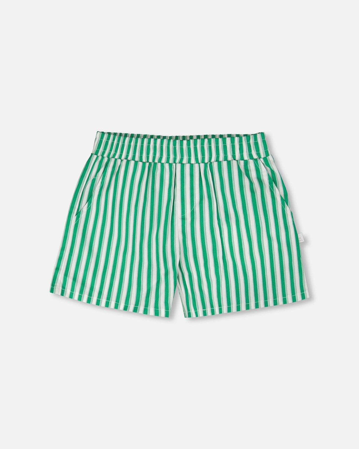 Striped Shorts Green-0