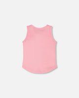 Organic Cotton Jersey Tank Top Pink-2