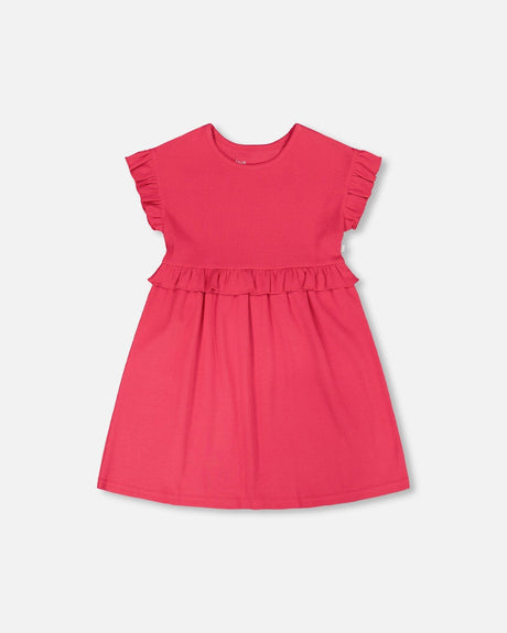 Cotton Rib Dress Pink-0