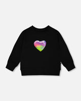 Organic Cotton Jersey Long Sleeve T-Shirt Black-0