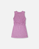 Terry Cloth Beach Dress Lilac-2