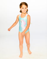 One-Piece Swimsuit Aqua-3