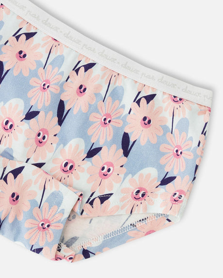 Printed Boyshort Panties (Pack Of 3) In Organic Cotton-2