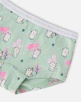 Boyshort Panties (Pack Of 3) Printed Organic Cotton-1