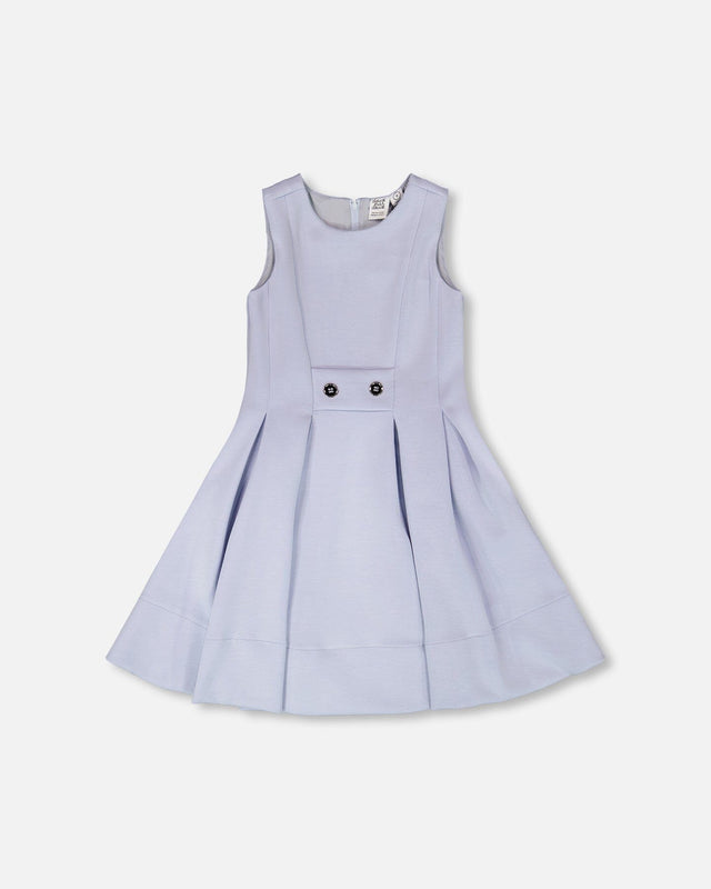 Sleeveless Neoprene Dress Lavender-0