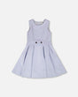 Sleeveless Neoprene Dress Lavender-0