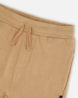 French Terry Sweatpants Beige-3