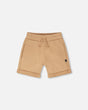 French Terry Shorts Beige-0