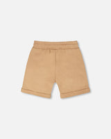 French Terry Shorts Beige-3