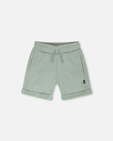 French Terry Shorts Mint Green-0