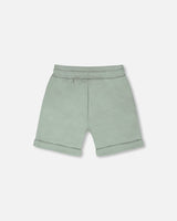 French Terry Shorts Mint Green-3