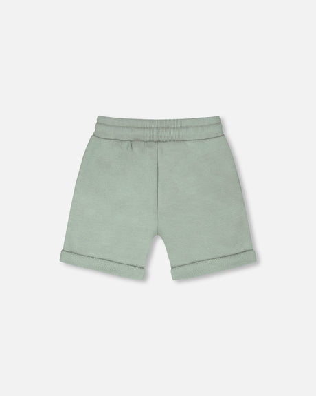 French Terry Shorts Mint Green-3