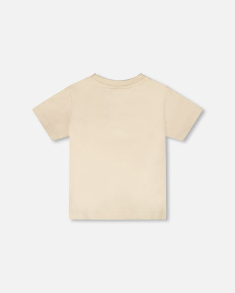 Organic Cotton Short Sleeve T-Shirt Off White-2