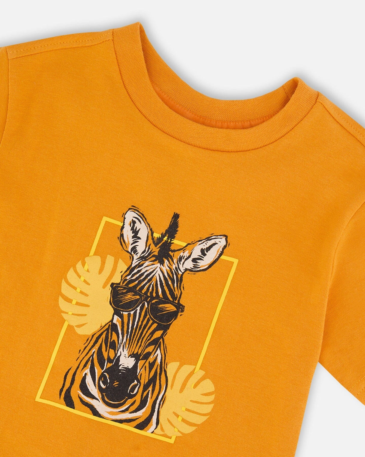 Organic Cotton Short Sleeve T-Shirt Orange-3