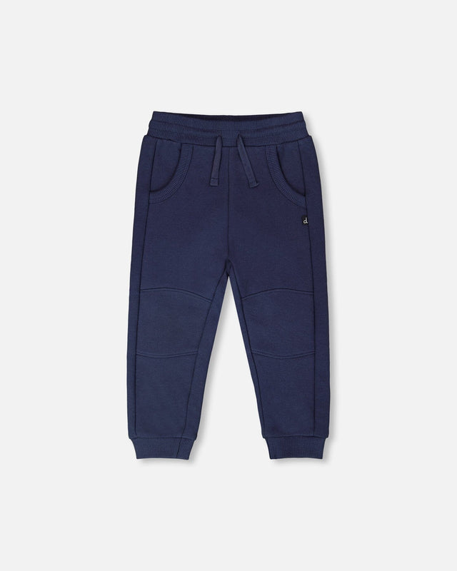 French Terry Pants Blue-0