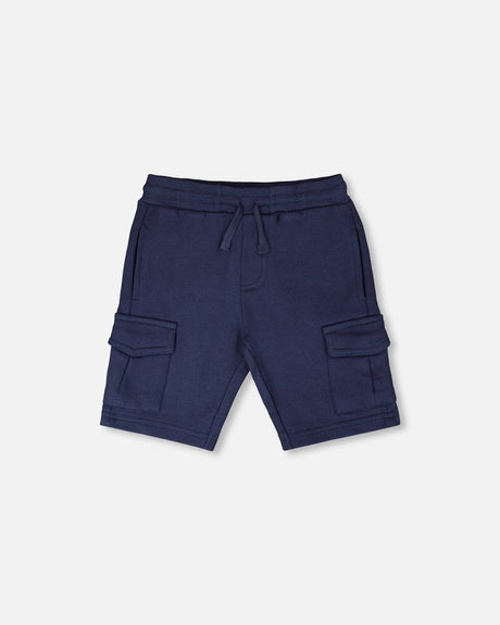 French Terry Shorts Blue-0