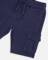 French Terry Shorts Blue-4