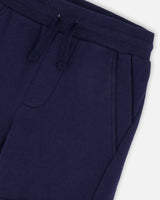 French Terry Shorts Dark Blue-2