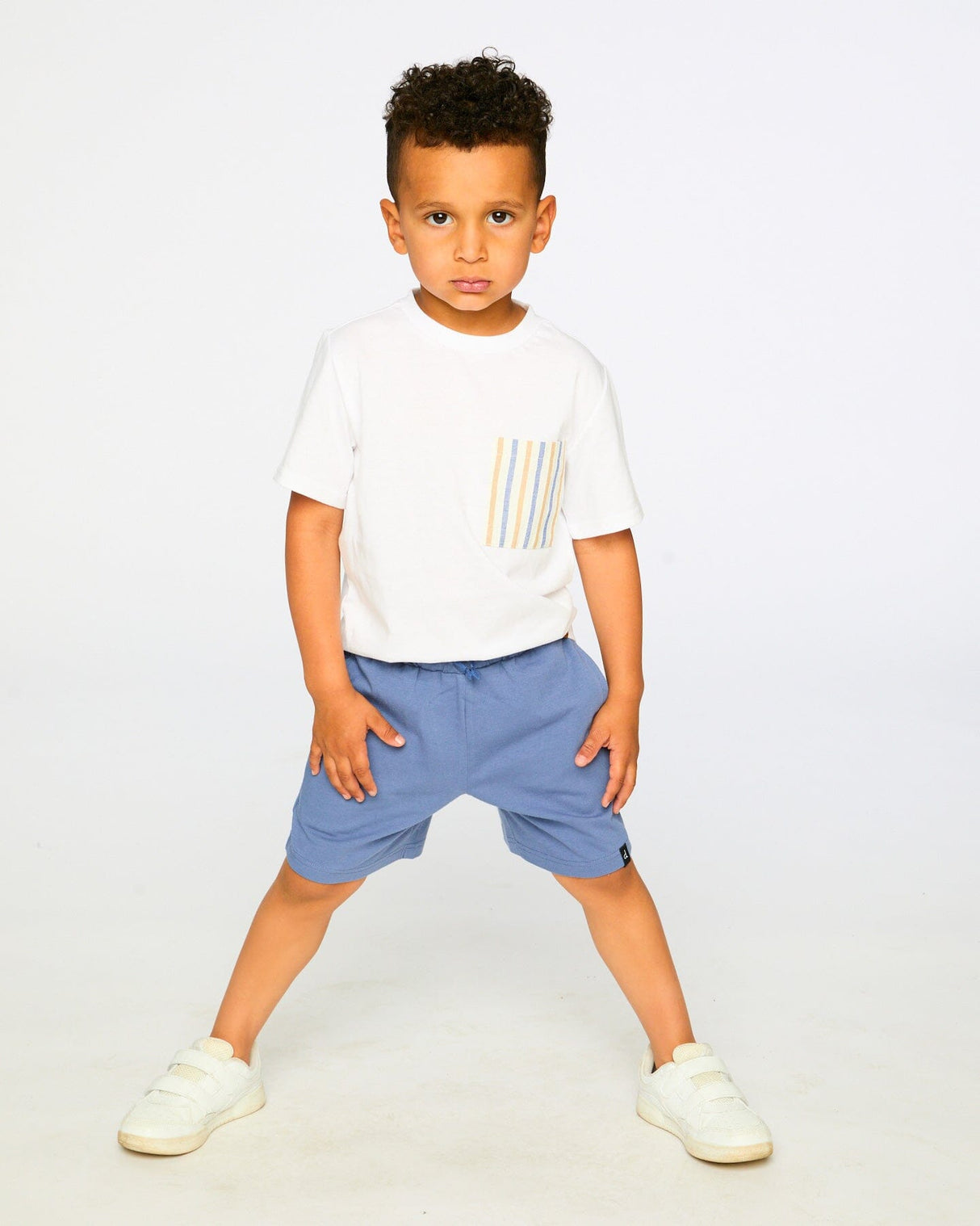 Jersey T-Shirt With Chest Pocket White-1