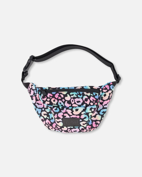 Fanny Pack Black Animal Print-0