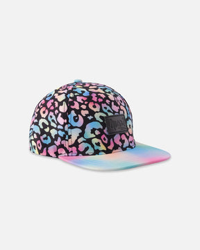 Cap Black Animal Print-0