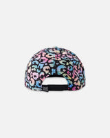 Cap Black Animal Print-2