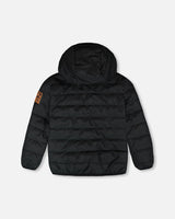 Quilted Mid-Season Jacket Black-2