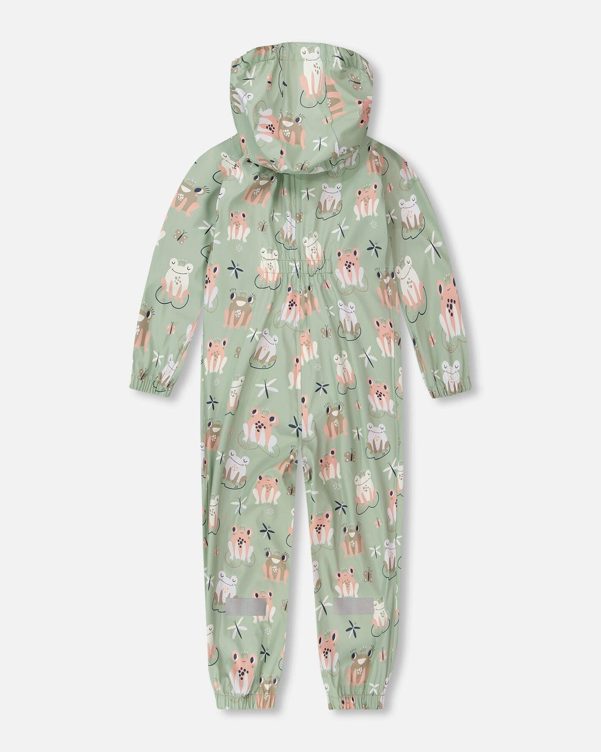Rain One-Piece In Polyurethane Green Frog Print-4