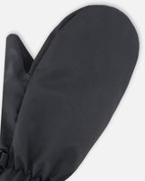Mid-Season Mittens In Recycled Polyester Black-2