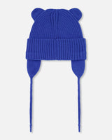 Baby Knit Hat Royal Blue-2