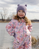 Baby Knit Hat Lavender-2