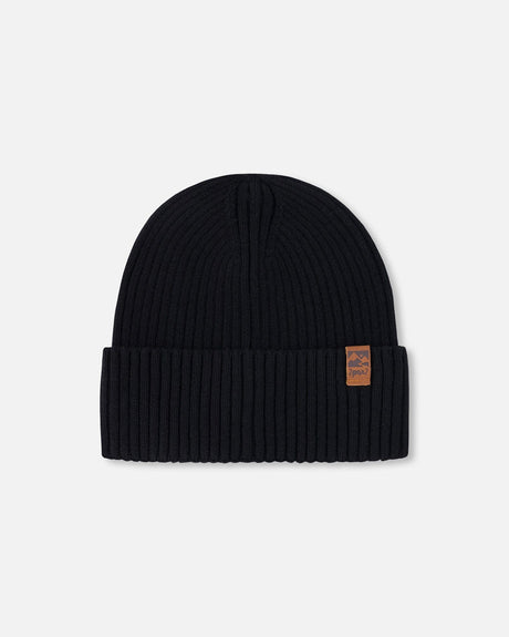Knit Hat Black-0