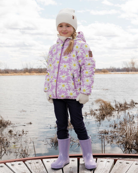 Ribbed Knit Mittens Off White-1