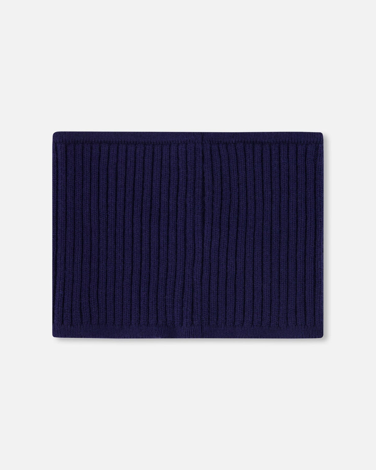 Knit Neckwarmer Navy Blue-3