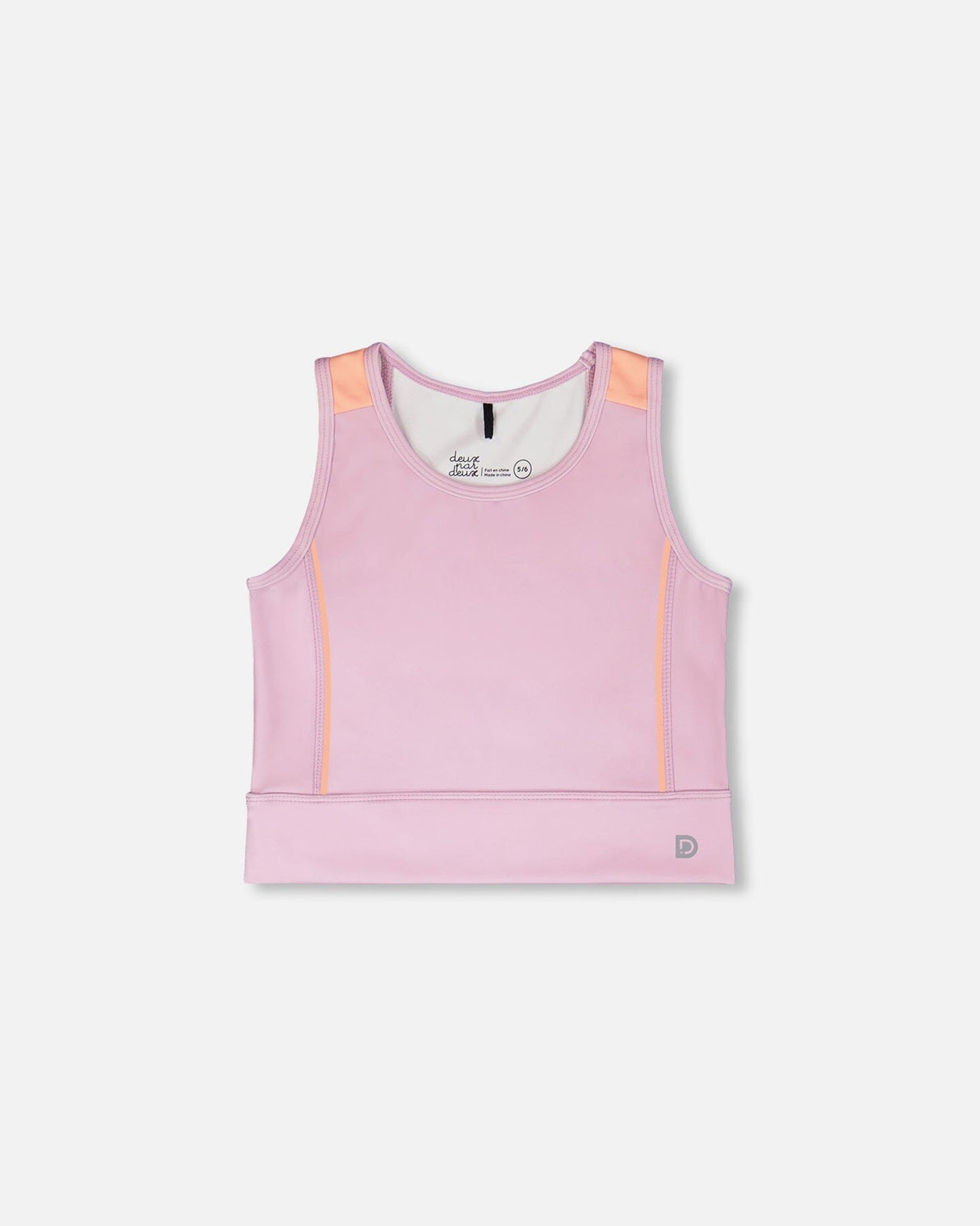 Athletic Tank Top In Recycled Polyester Lilac-0