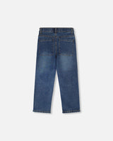 Stretch Jeans Navy Blue Denim-2