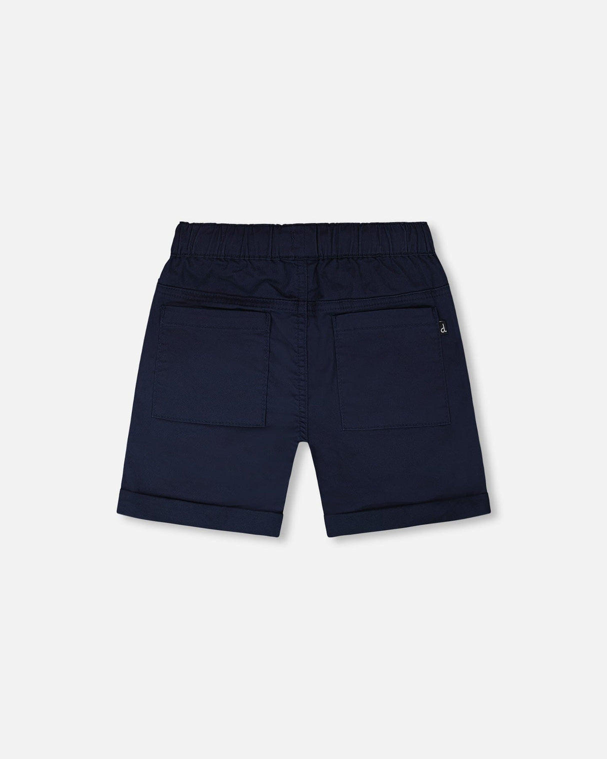 Stretch Twill Shorts Dark Blue-2