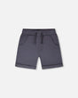 Stretch Twill Shorts Grey-0