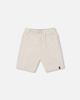 Organic Cotton Jersey Shorts Heather Grey-0