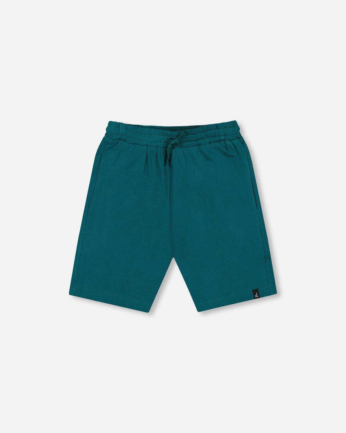 Organic Cotton Jersey Shorts Dark Turquoise-0
