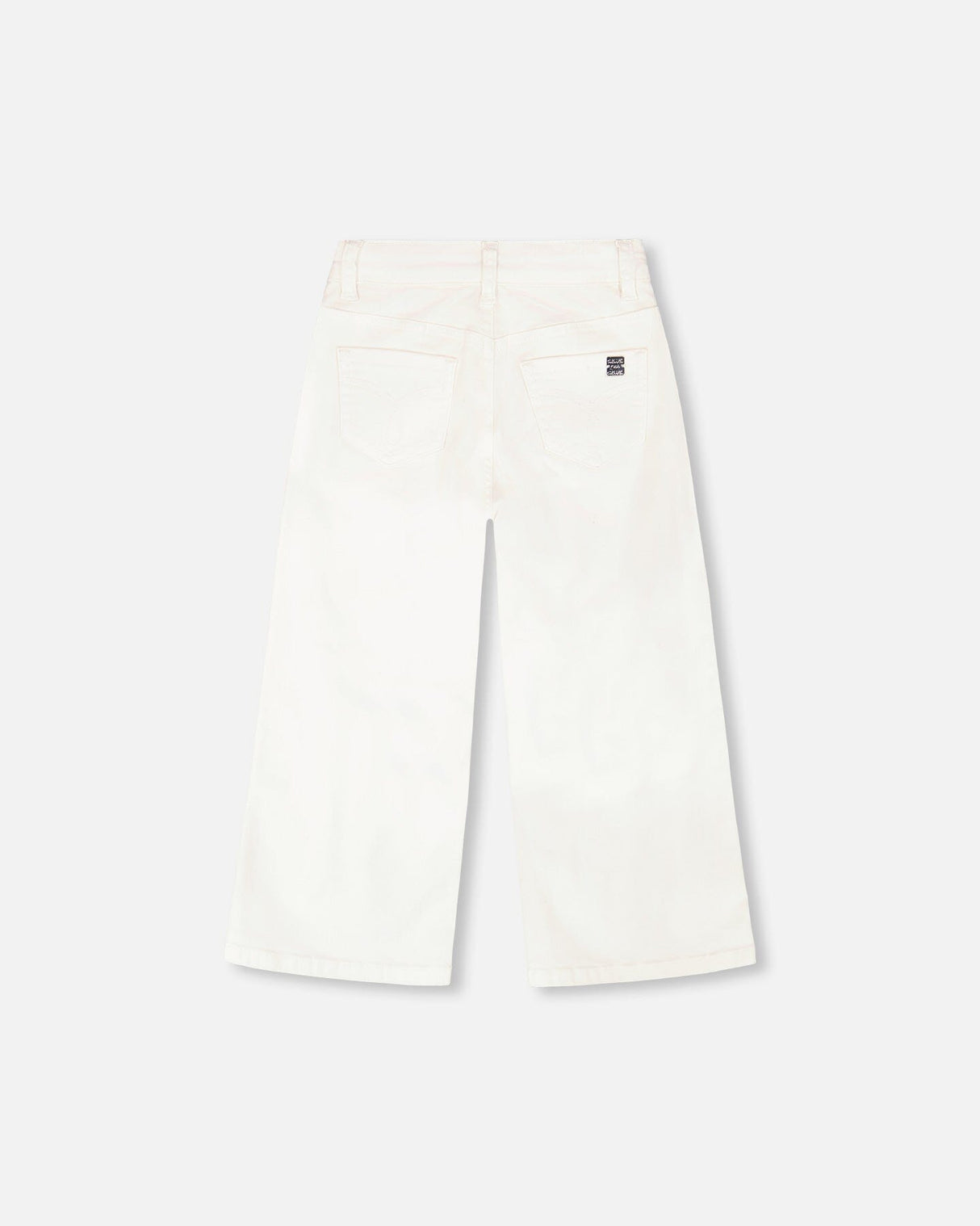 Wide Leg Jeans White-2