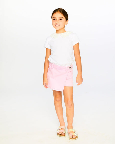 Stretch Twill Skort Pink-1