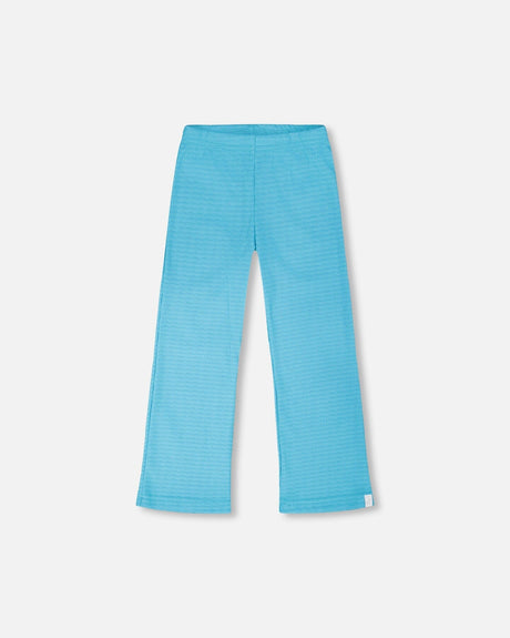 Crinkle Jersey Leggings Blue-0