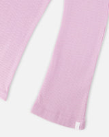 Crinkle Jersey Leggings Lilac-4