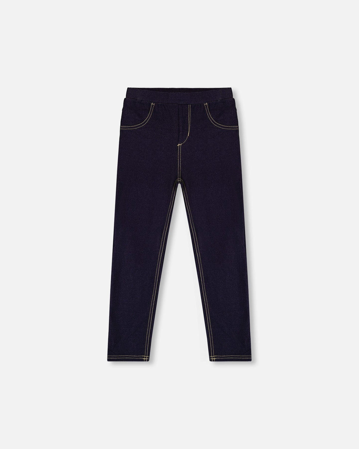 Navy Blue Denim Jeggings-0
