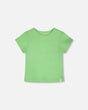 Crinkle Jersey T-Shirt Mint Green-0